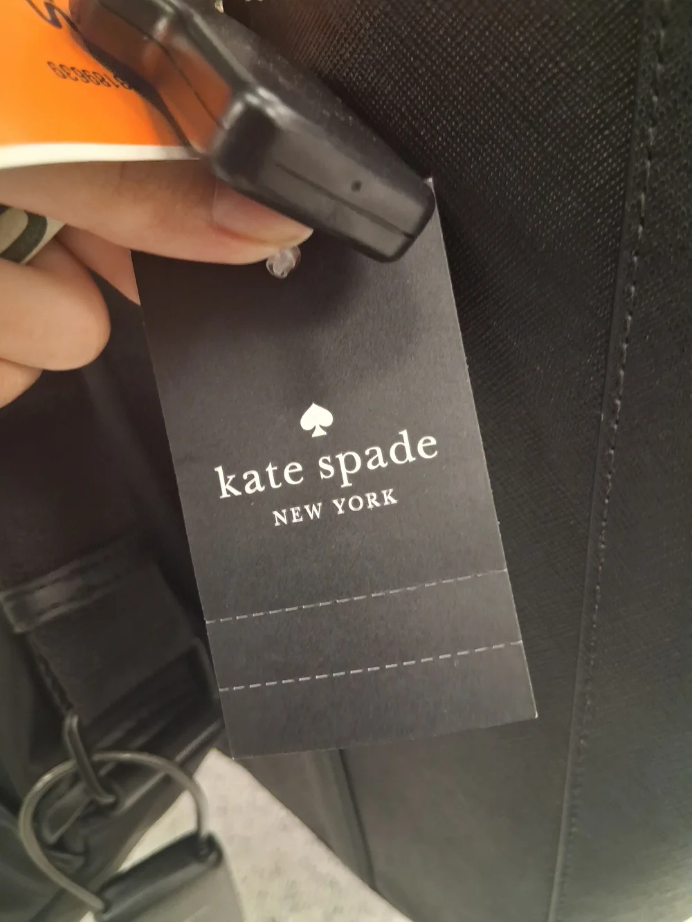 kate spade Black Saffiano Leather Laptop Tote
